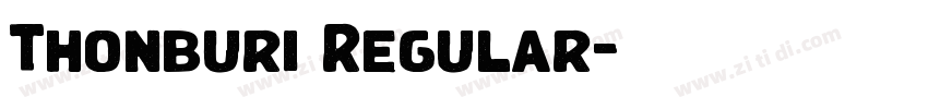 Thonburi Regular字体转换